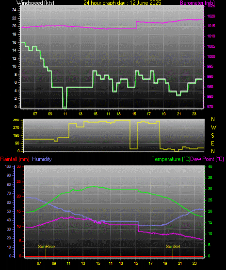 24 Hour Graph for Day 12